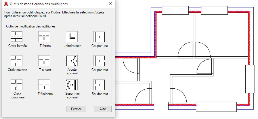 Outils de modification des multilignes