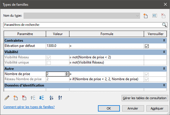 Etape 4 - types de famille - Revit