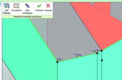 Édition du modèle analytique dans Revit