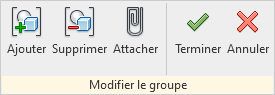 Modifier le groupe