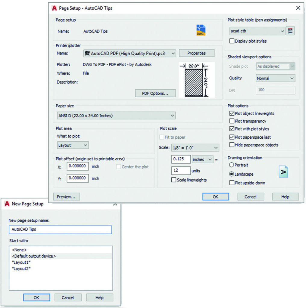 astuces débutant autocad mise en page