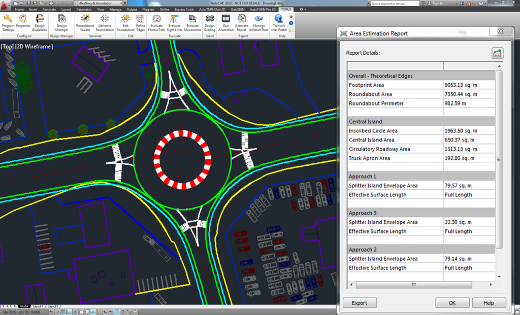 estimation des aires