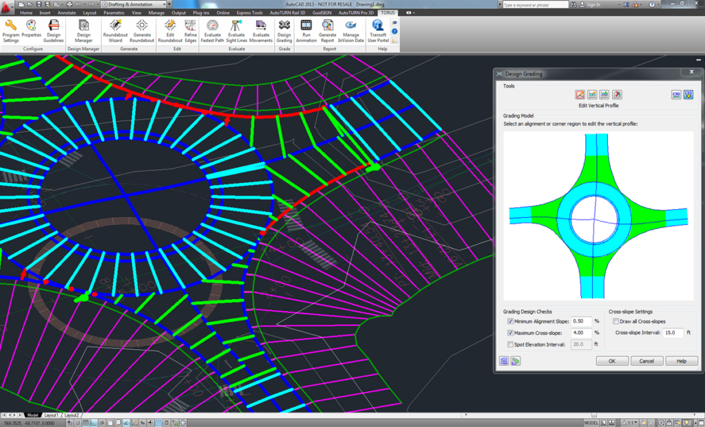 Intégration avec AutoCAD Civil 3d