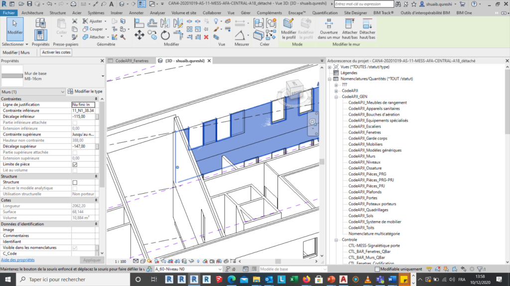 Orbit 3d dans Revit