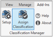 outil assign classification Revit