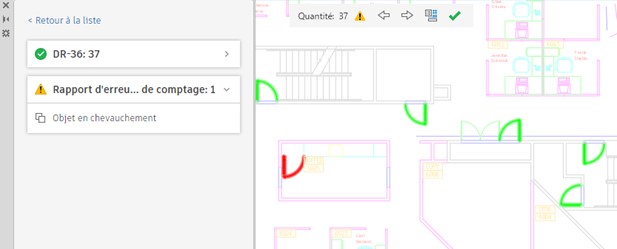 rapport d'erreurs autocad blocs