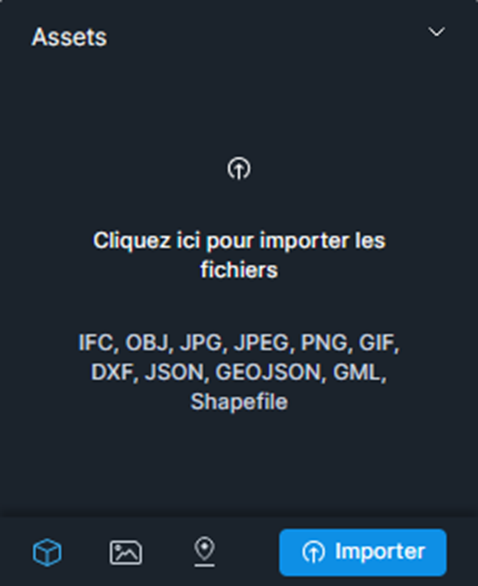 spacemaker importer un fichier