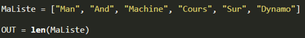 Renvoyer le nombre de mots contenus dans une liste Python