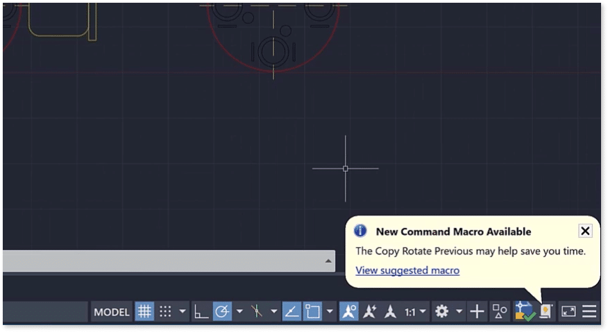 Mes informations : conseiller sur les macros et Tableau de bord AutoCAD 2024