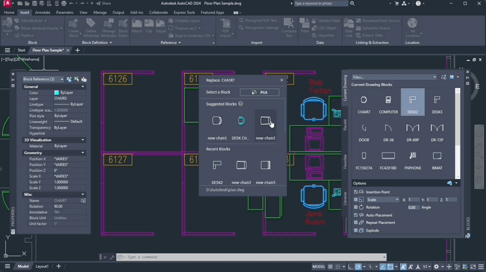 Nouveautés AutoCAD 2024
