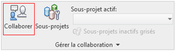 Activation de la collaboration dans Revit