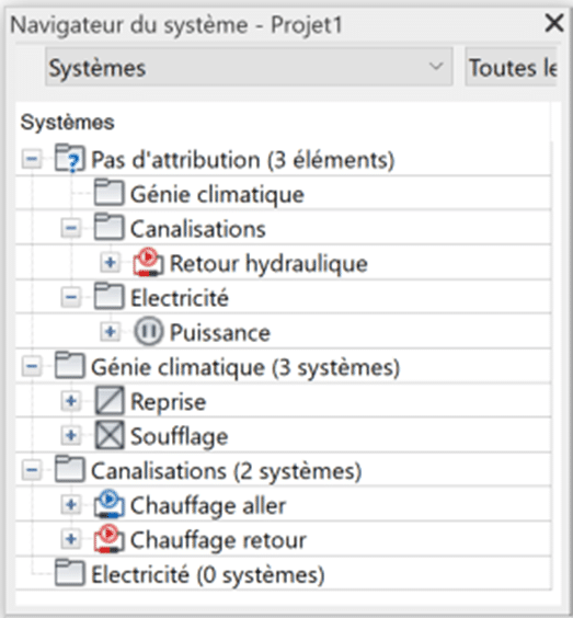 Le navigateur du système