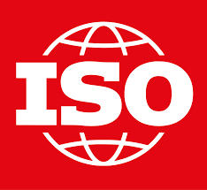 Logo iso fond rouge