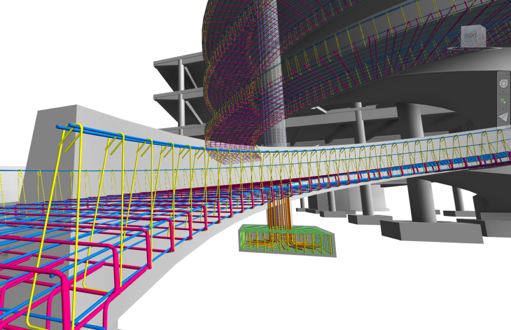 Nouvelle option de positionnement (verticale)pour le ferraillage transverse lors du placement sur un élément d’objet courbe (vue 3D)