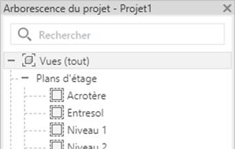 Arborescence du projet - vues