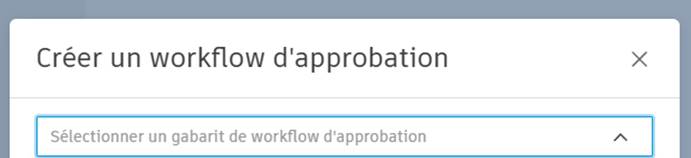 Créer un workflow d'approbation ACC