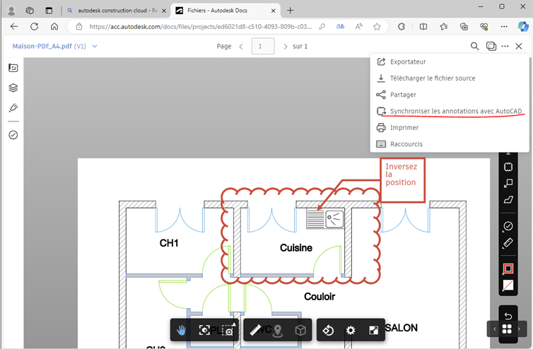 Synchroniser les annotations