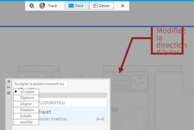 Palet tracé dans autocad