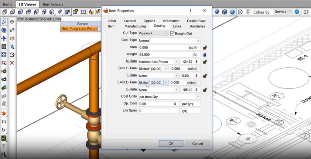 Fabrication CADmep Estimation dans ESTmep