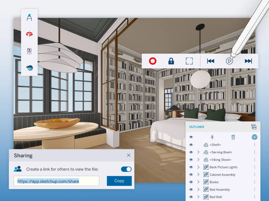 SketchUp 2024 Partage de modèles simplifié