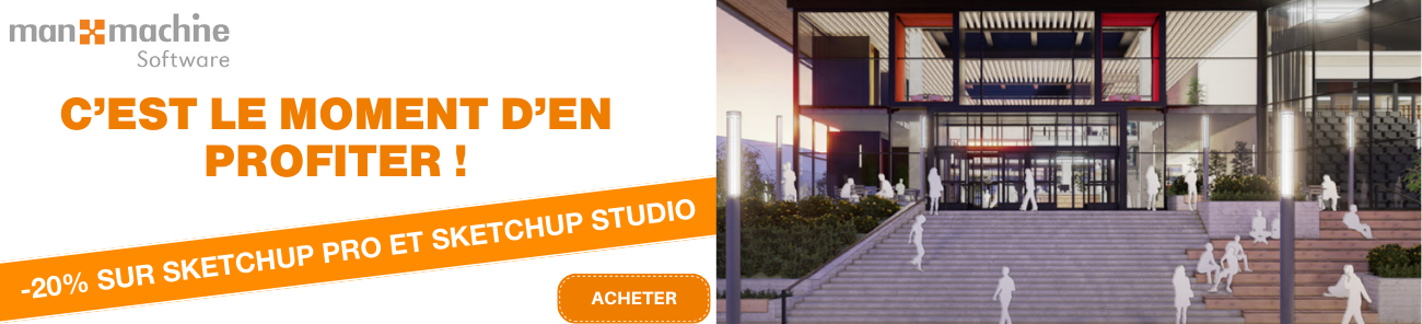 -20% sur SketchUp pro et SketchUp studio